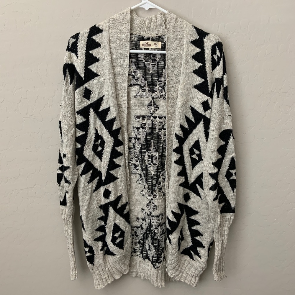 Aztec print Hollister cardigan